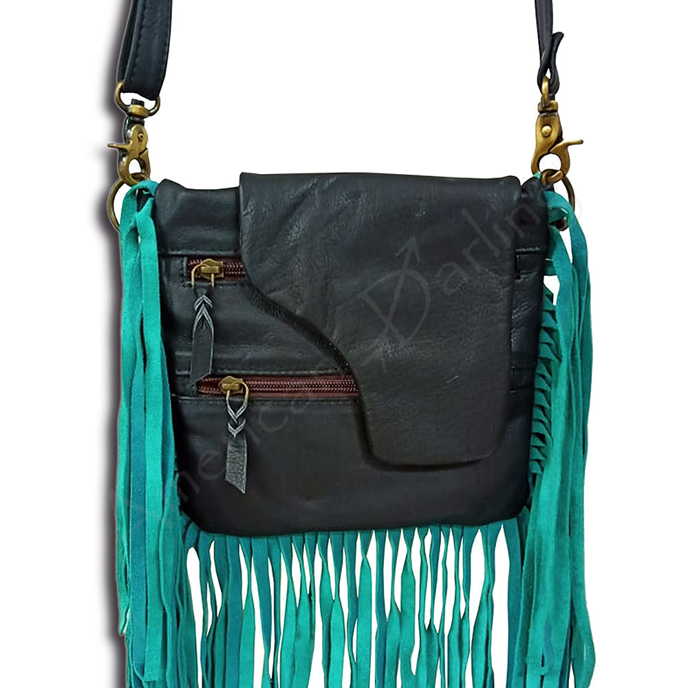 American Darling Crossbody Genuine Leather Women Bag Western Handbag Purse | Tote Hand Tooled