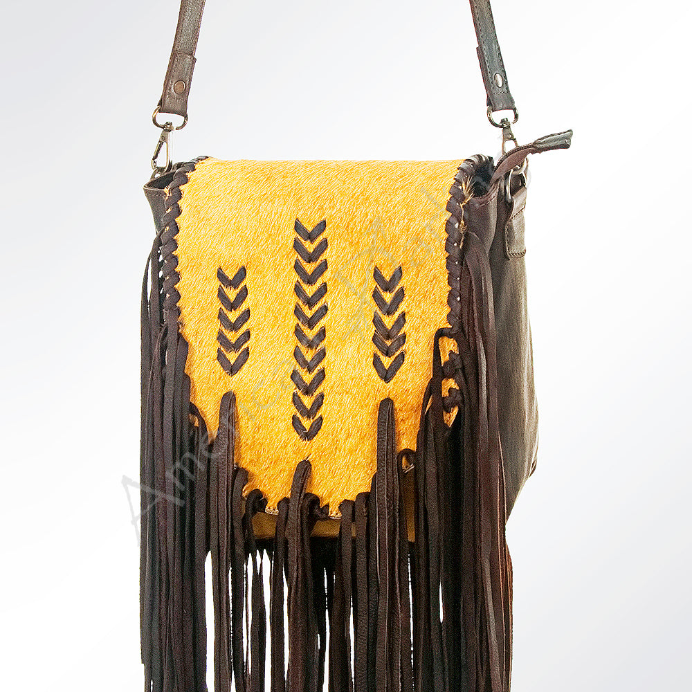 American Darling Cross Body Hair On Genuine Leather Western Women Bag Handbag Purse | Crossbody for Cute