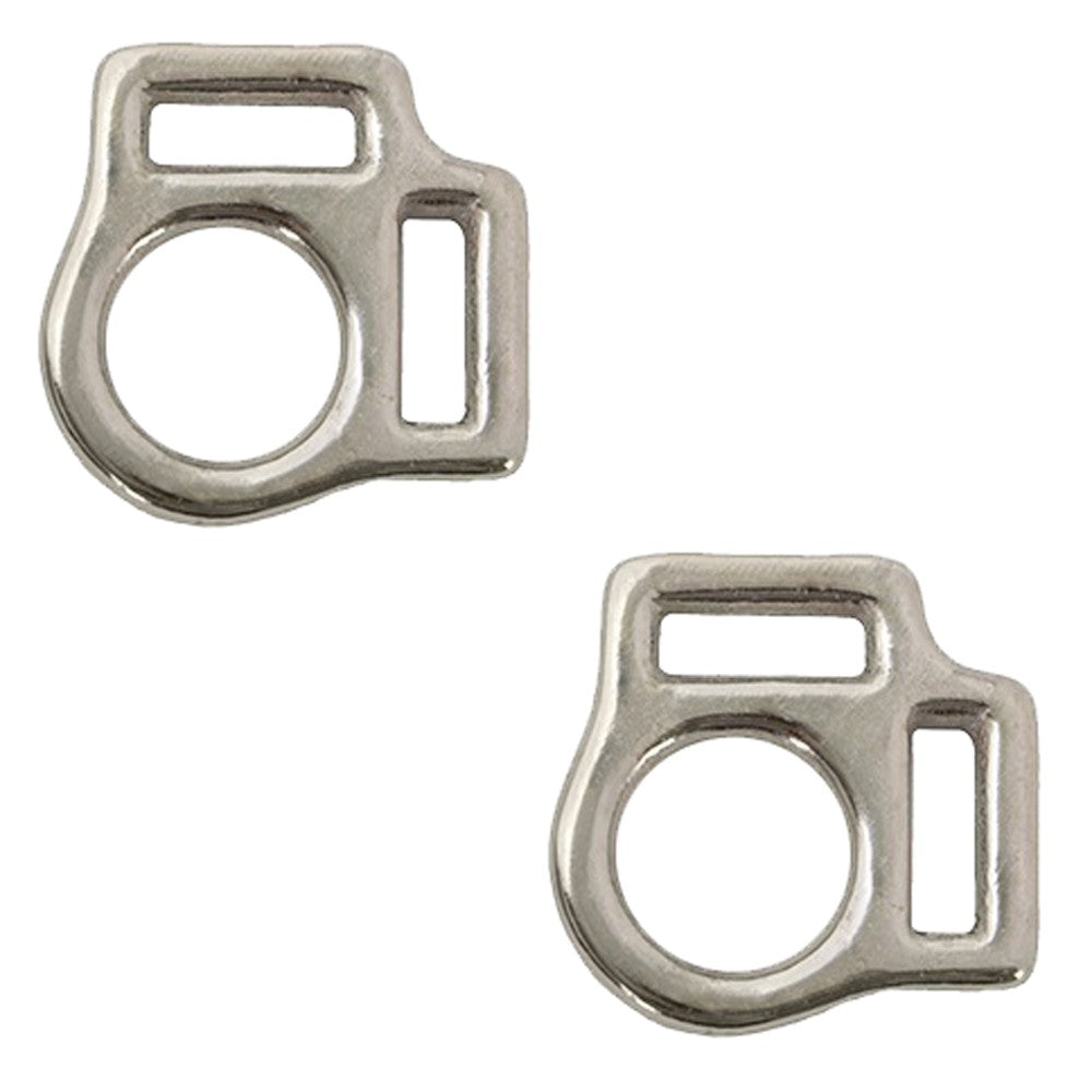 5/8 In X3/4 Hilason 2 Sided Halter Square Malleable Iron Nickel Plated