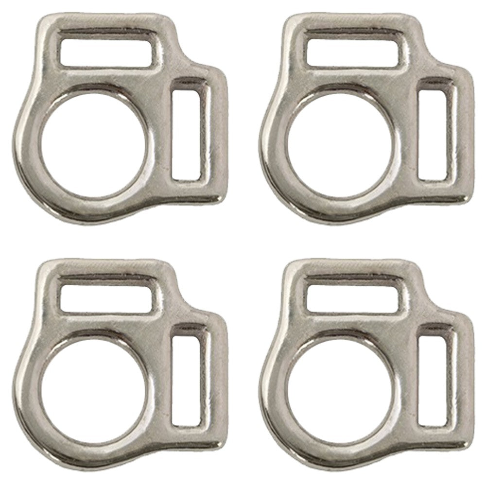 5/8 In X3/4 Hilason 2 Sided Halter Square Malleable Iron Nickel Plated