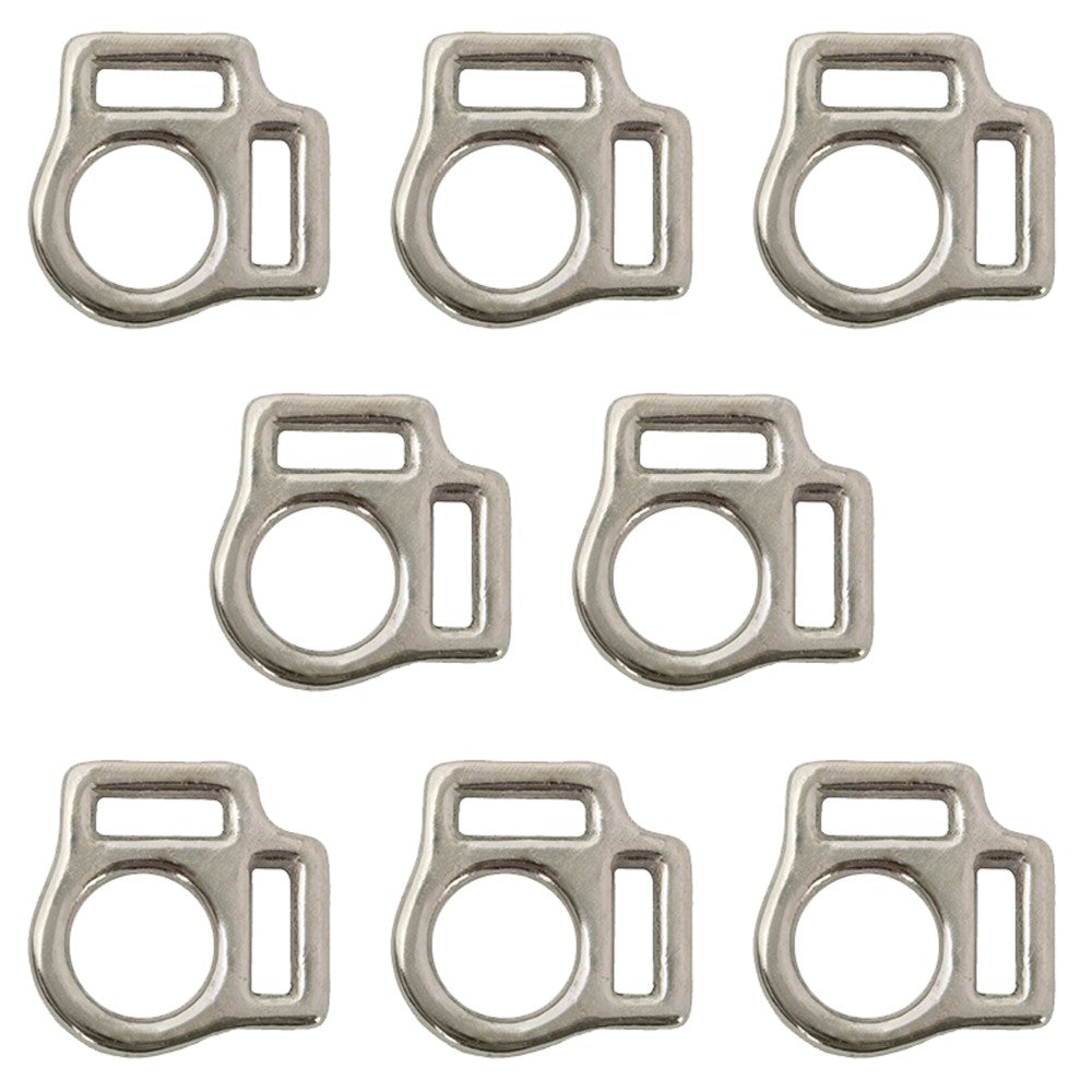 5/8 In X3/4 Hilason 2 Sided Halter Square Malleable Iron Nickel Plated