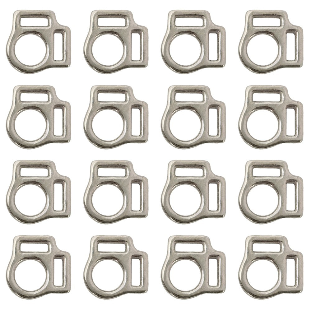 5/8 In X3/4 Hilason 2 Sided Halter Square Malleable Iron Nickel Plated