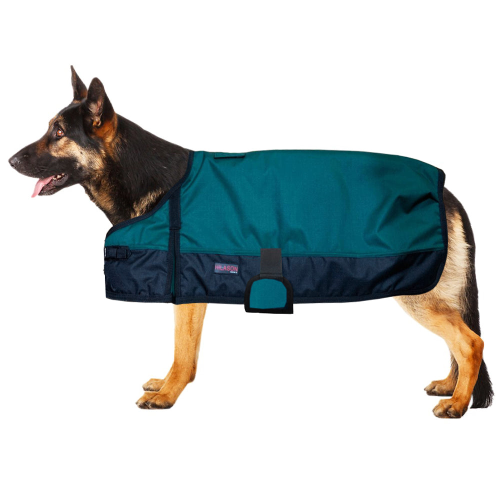 HILASON Waterproof Dog Winter Jacket Coat 600D 200GSM Heavy Duty Turnout Blanket – Warm Fleece-Lined Coat for Cold Weather  for Small Medium Large Dogs