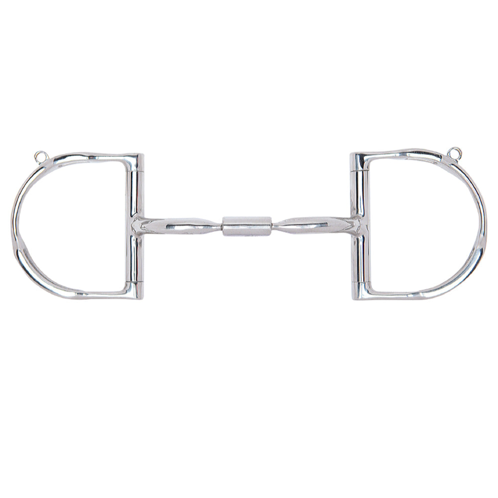 Myler Dee Without Hooks Comfort Horse Snaffle W/ Wide Barrel