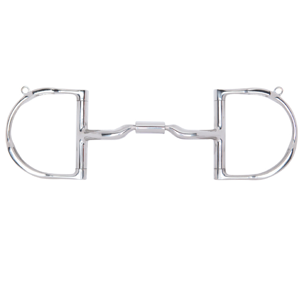 5 1/2 in Myler Horse Bit Dee W/ Hooks Low Port Comfort Snaffle