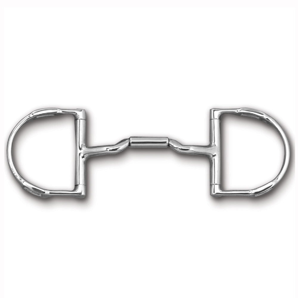 4 1/4 in Myler Horse Bit Dee W/ Hooks Mullen Low Ported Barrel