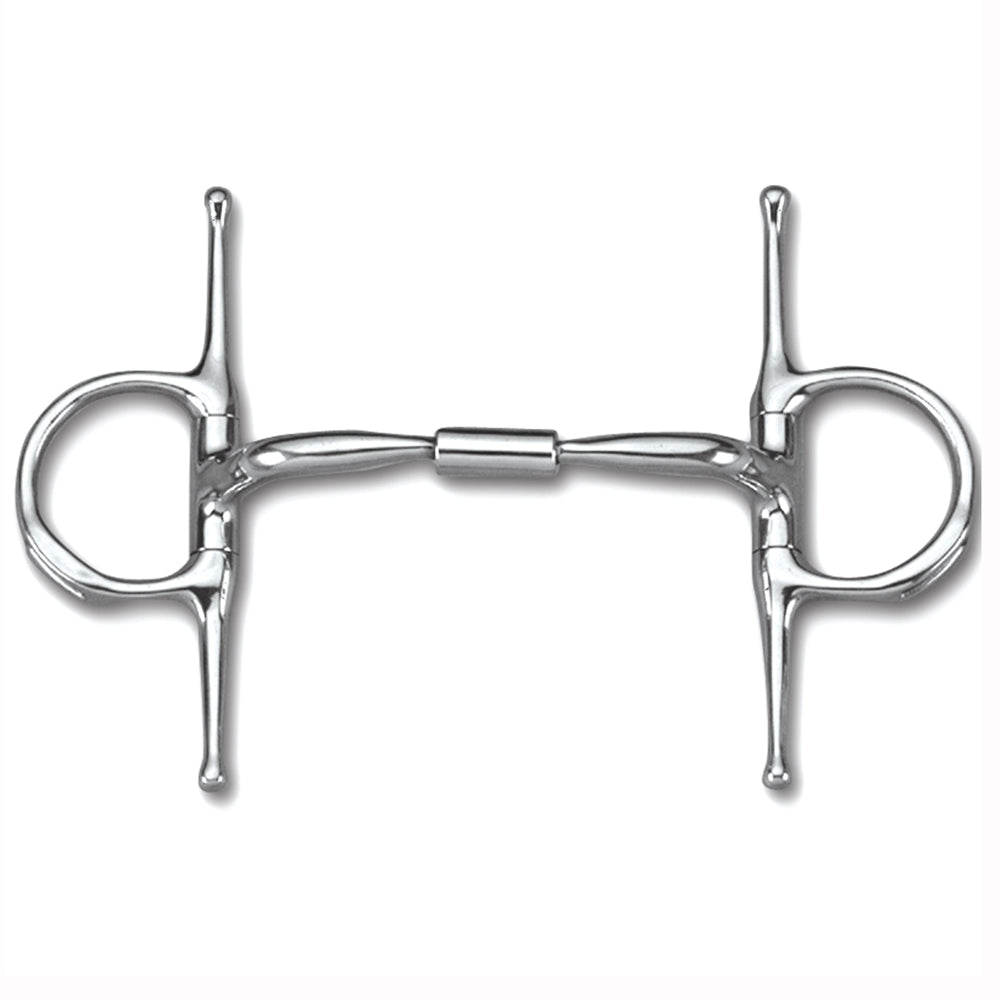 5 in Myler Full Cheek with Hooks Comfort Snaffle Wide Barrel