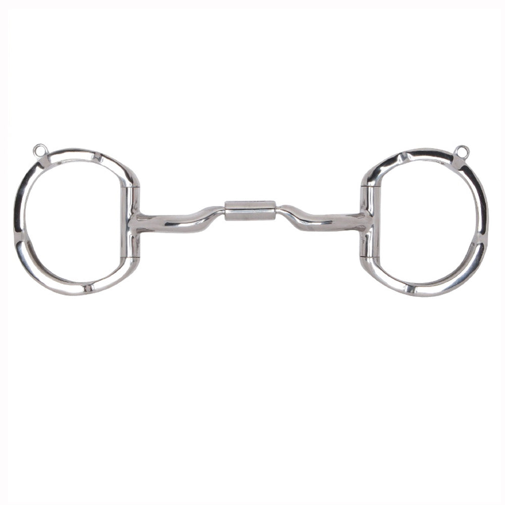 5 1/2 in Myler Horse Bit Eggbutt With Hooks Low Port Comfort Snaffle