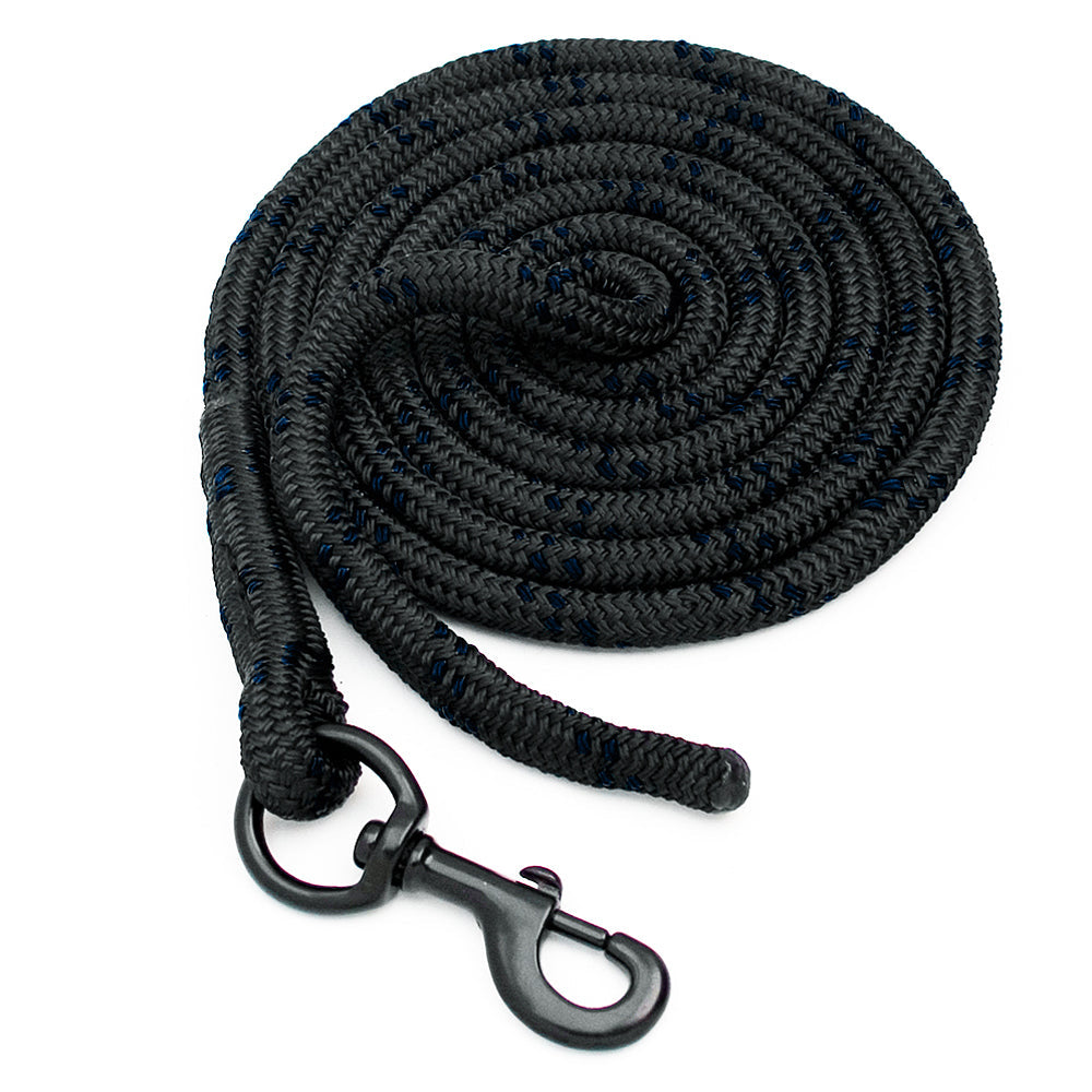 10 Ft Blocker Horsemanship Products Horse Lead Rope Black