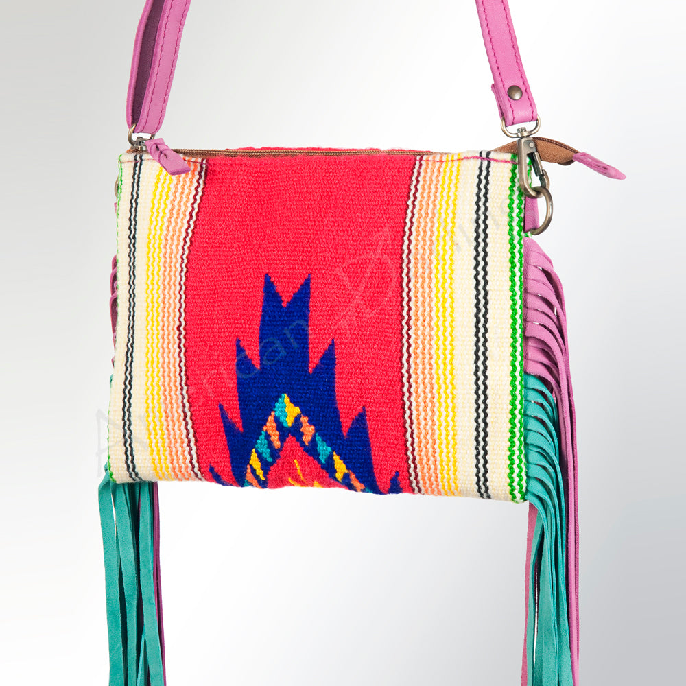 American Darling Cross Body Saddle Blanket Genuine Leather Western Women Bag Handbag Purse | Crossbody for Cute