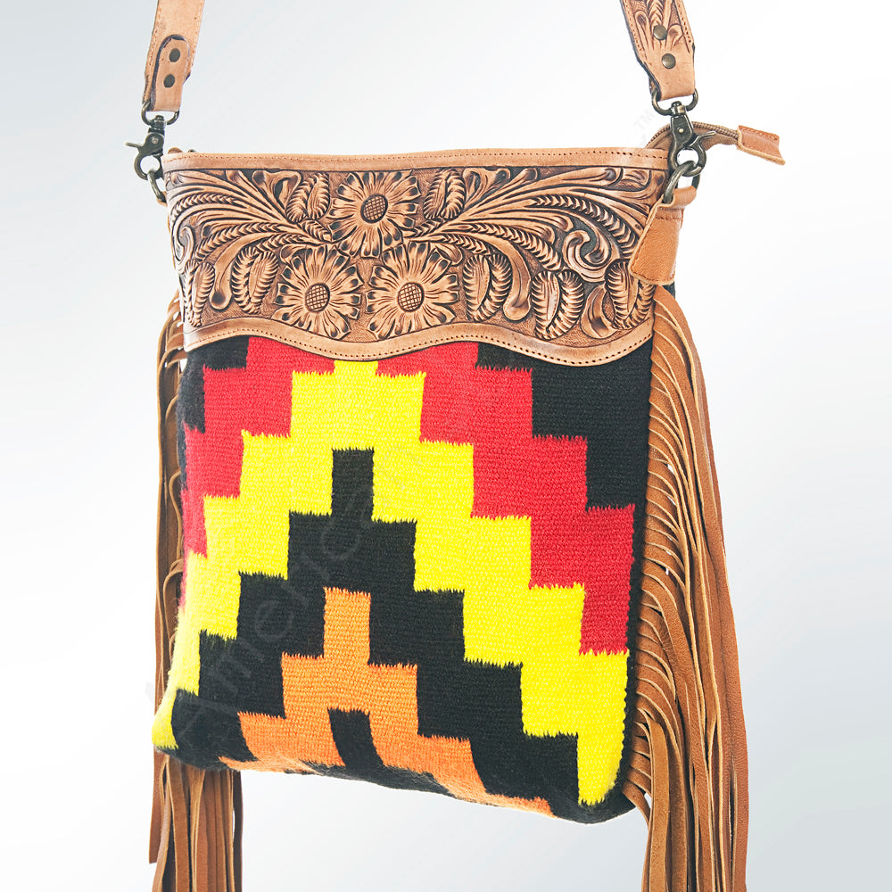 American Darling Large Crossbody Hand Tooled Saddle Blanket Genuine Leather Women Bag Western Handbag Purse | Cute