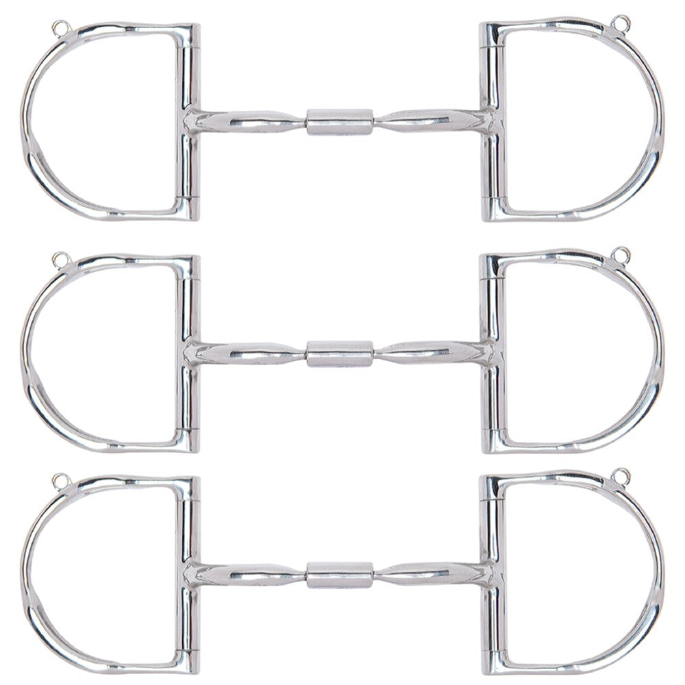 Myler Dee Without Hooks Comfort Horse Snaffle W/ Wide Barrel