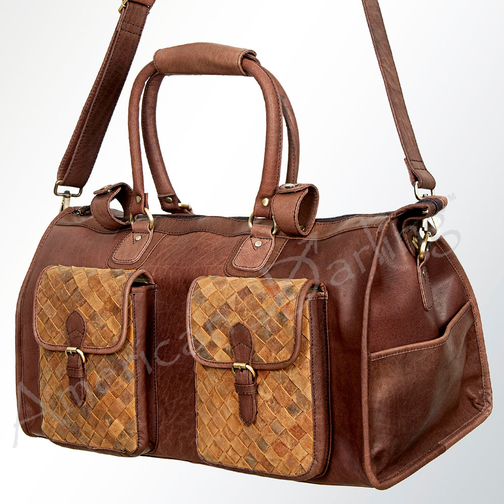 American Darling Women's Duffel Bag Western Full Grain Genuine Leather Handbag and Ladies Purse