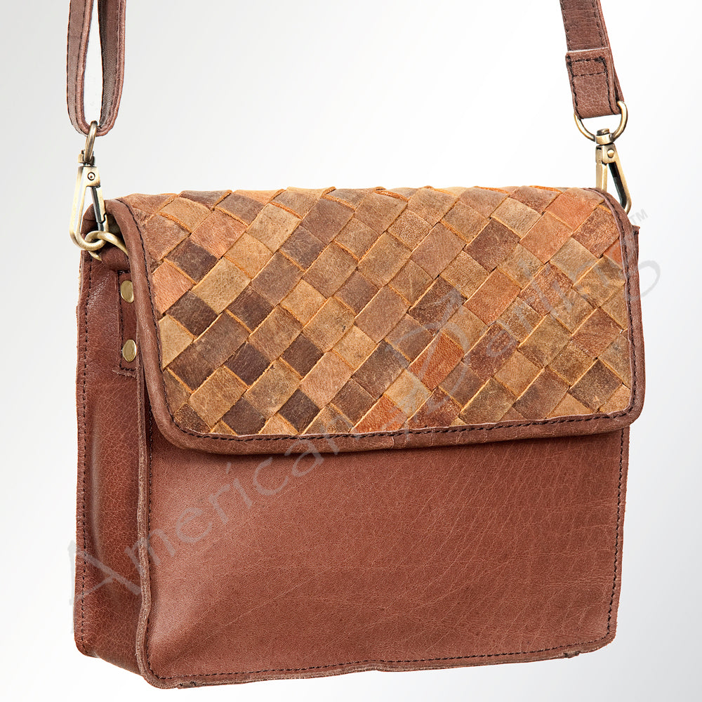 American Darling Women's Crossbody Bag Full Grain Genuine Leather Handbag and Ladies Purse