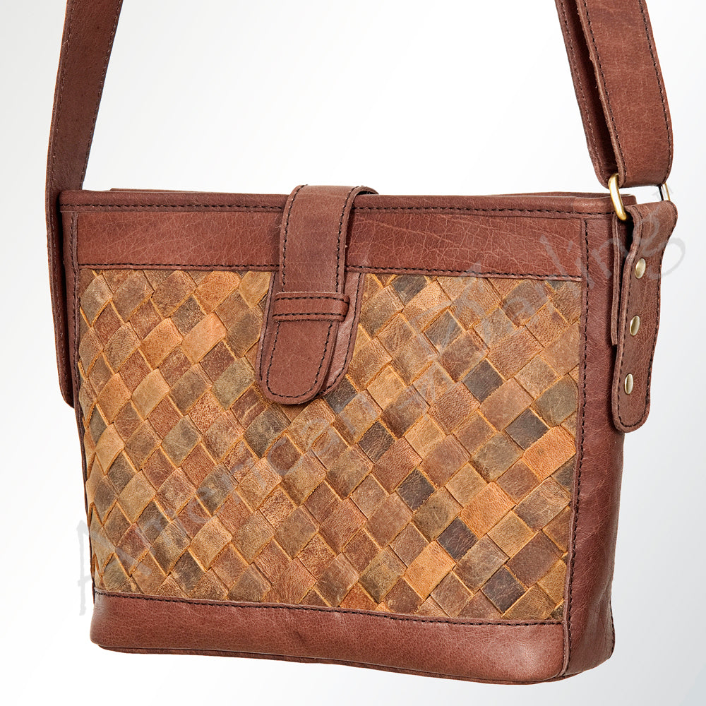 American Darling Women's Crossbody Bag Full Grain Genuine Leather Handbag and Ladies Purse