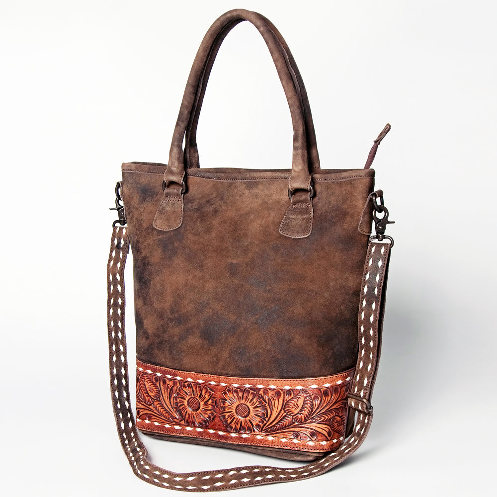 Ameran Darling Women's Crossbody Bag Western Hand Tooled Genuine Leather Handbag and Ladies Purse