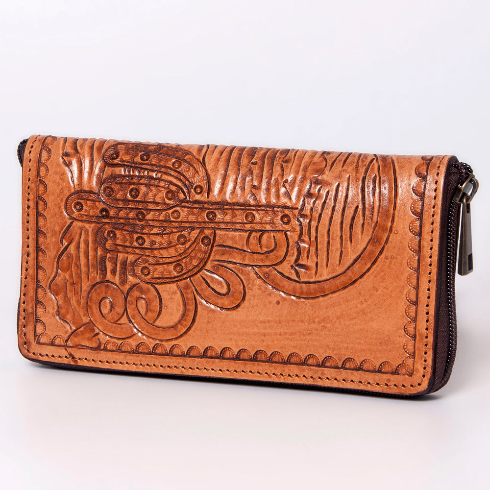 American Darling Wallet Hand Tooled Genuine Leather Women Bag Western Handbag Purse | Womens Handbags |Leather for Summer