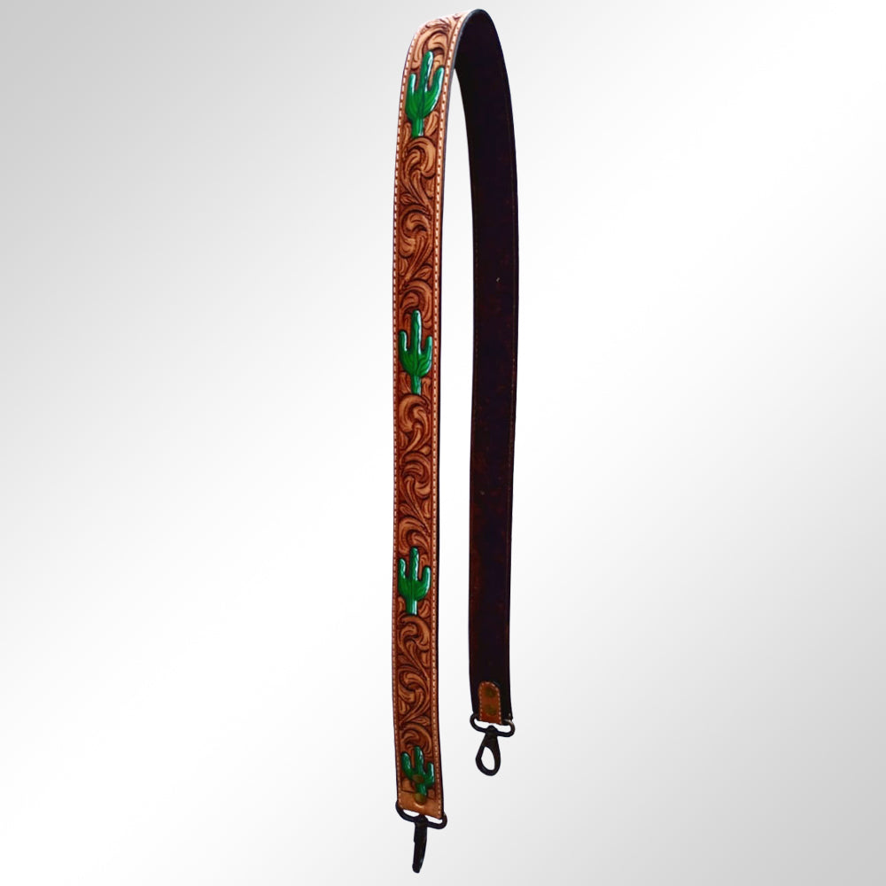 American Darling Hand Tooled Genuine Leather Crossbody Handle Strap for Bags Phone Keychain Wallet Purse Clutch Cellphone