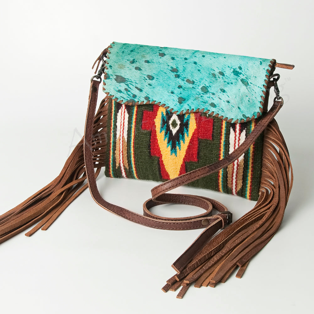 American Darling Crossbody Saddle Blanket Genuine Leather Western Women Bag Handbag Purse | Travel Bags College Casual