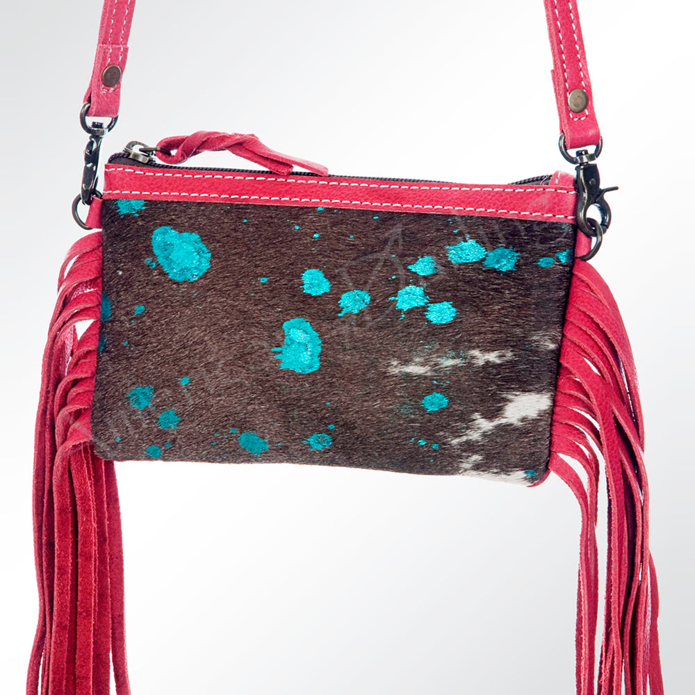 American Darling Small Crossbody Hair On Genuine Leather Western Women Bag Handbag Purse | for Cute