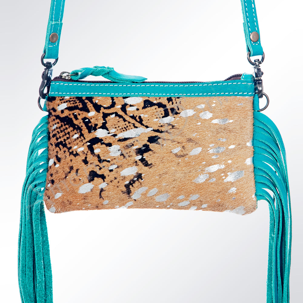 American Darling Small Crossbody Hair On Genuine Leather Western Women Bag Handbag Purse | for Cute