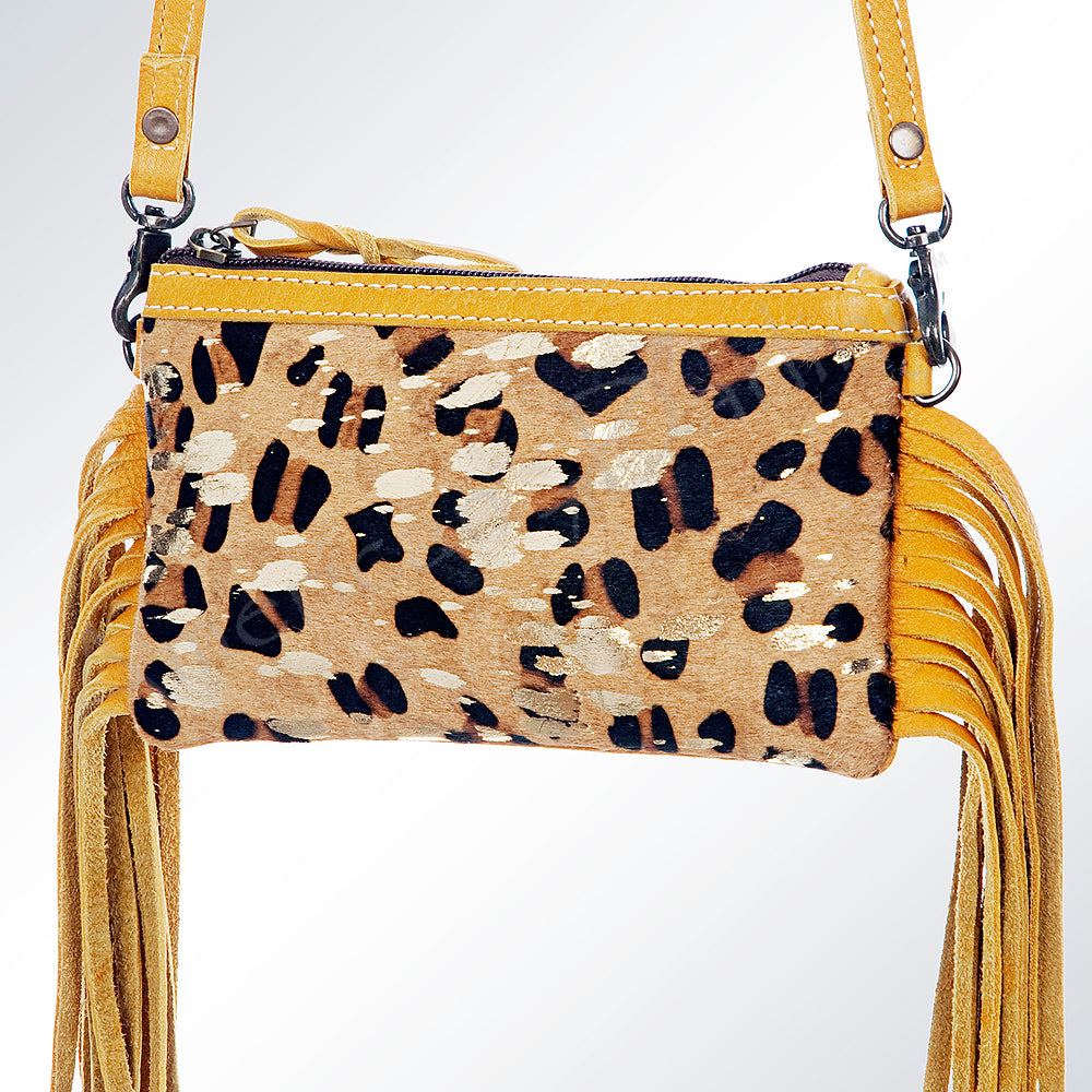 American Darling Small Crossbody Hair On Genuine Leather Western Women Bag Handbag Purse | for Cute