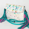 American Darling Women's Envelope Bag Western Hair On Genuine Leather Handbag and Ladies Purse