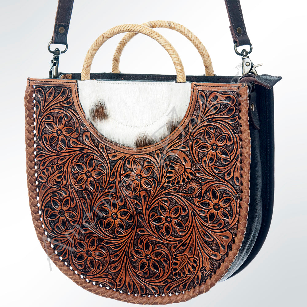 American Darling Cross Body Hand Tooled Full Grain Genuine Leather Western Women Bag Handbag Purse | Crossbody for Cute