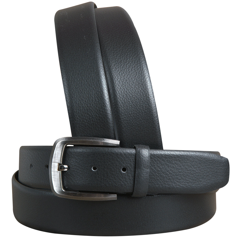 HILASON Black Leather Dress Belt 100% Pure Italian Cow Genuine Formal | Mens Belts Western Casual Heavy Duty for Men