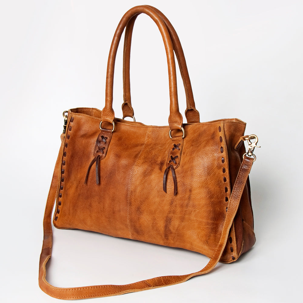 American Darling Tote Full Grain Genuine Leather Western Women Bag | Handbag Purse