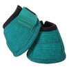 Small Classic Equine Horse Bell Boots Dyno No Turn Overreach Emerald Green