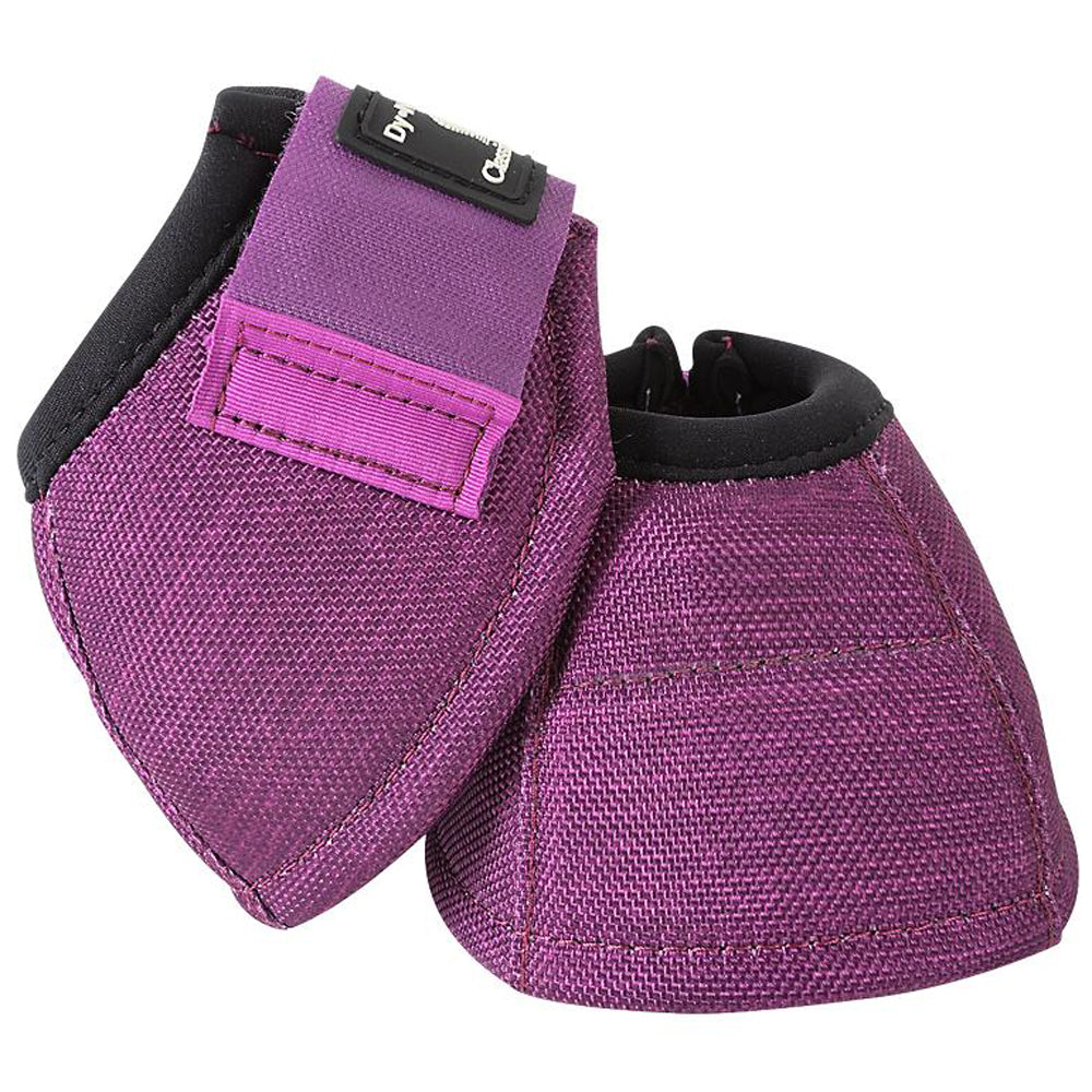 Small Classic Equine Horse Bell Boots Dyno No Turn Overreach Plum