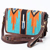 American Darling Organiser Bag Handcrafted from Crocodile Embossed Genuine Leather with YKK Zipper and Detachable Strap