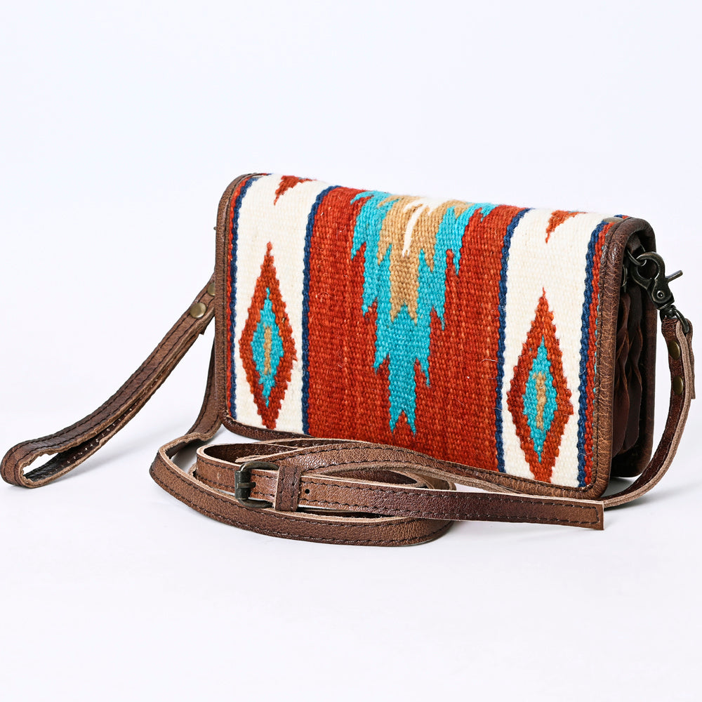 American Darling Organiser Bag Handcrafted from Crocodile Embossed Genuine Leather with YKK Zipper and Detachable Strap