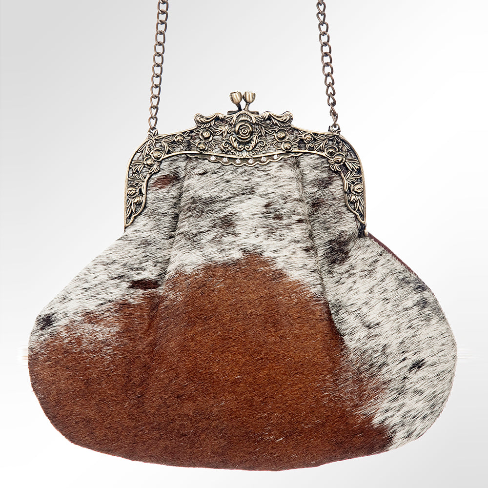 American Darling Coin Purse Bag Hair on Genuine Leather Western Women Handbag | for Cute Travel Bags