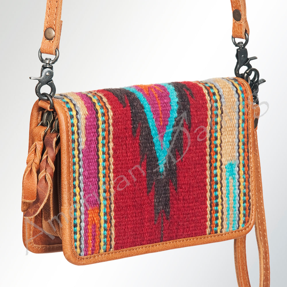 American Darling Organiser Bag Handcrafted from Crocodile Embossed Genuine Leather with YKK Zipper and Detachable Strap
