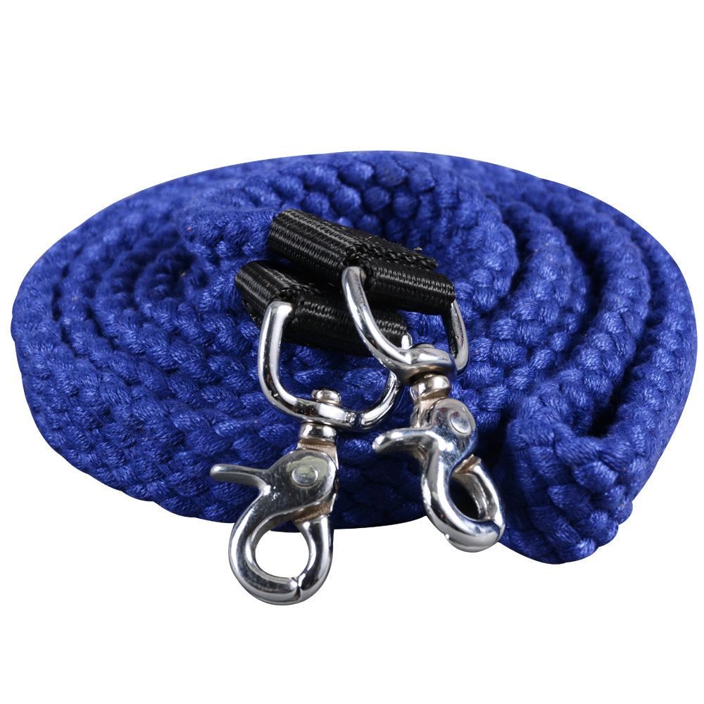 Hilason Braided Flat Cotton Roping Rein Trigger 1" X 7Ft | Horse Racing Barrel Gifts