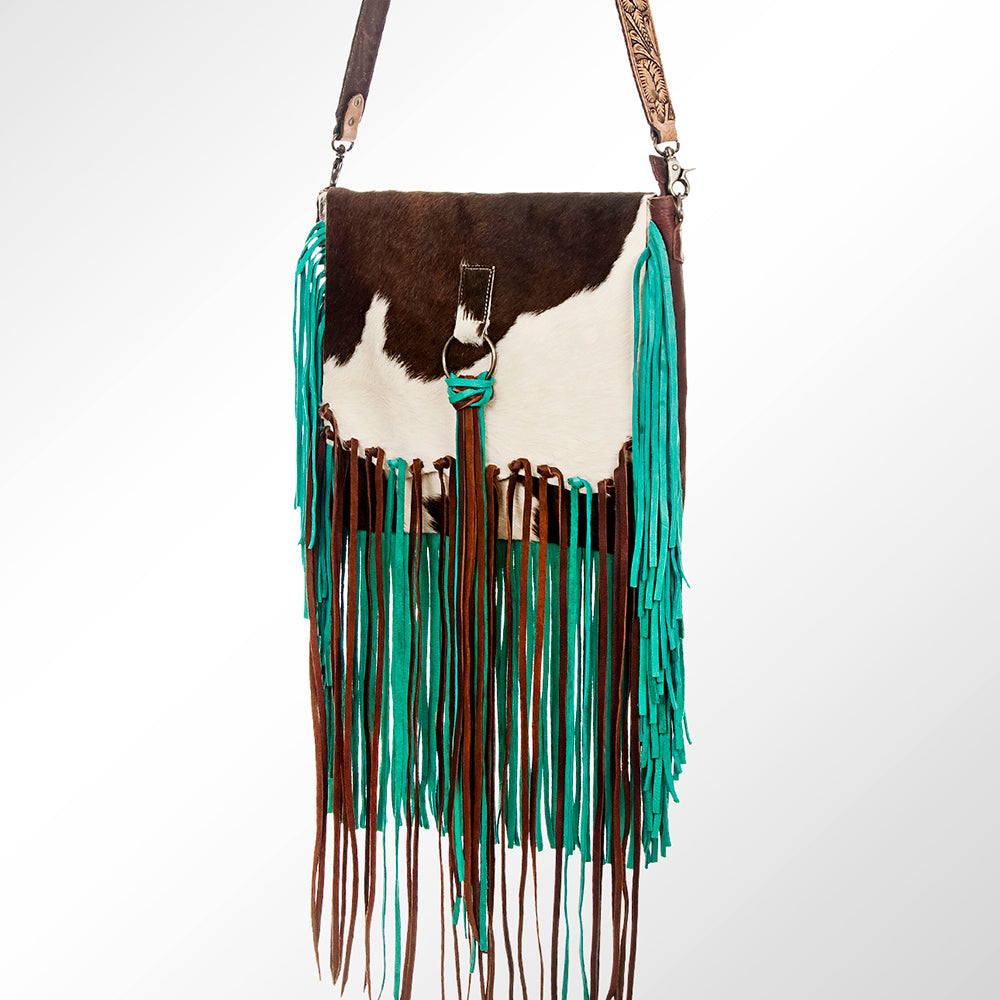 American Darling Cross Body Hair on-Genuine Leather Western Women Bag Handbag Purse