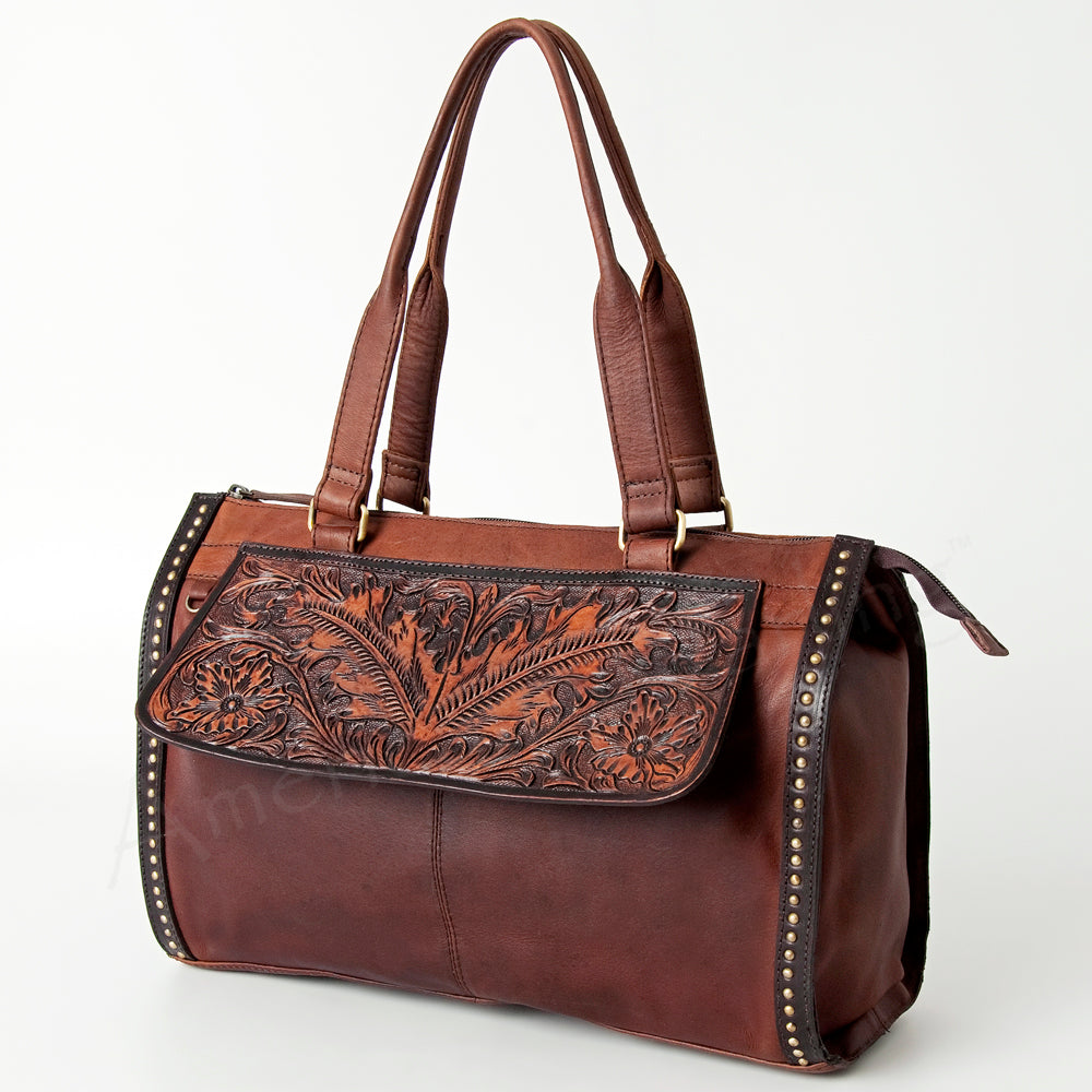 American Darling Tote Hand Tooled Genuine Leather Western Women Bag Handbag Purse | Travel Bags College Casual
