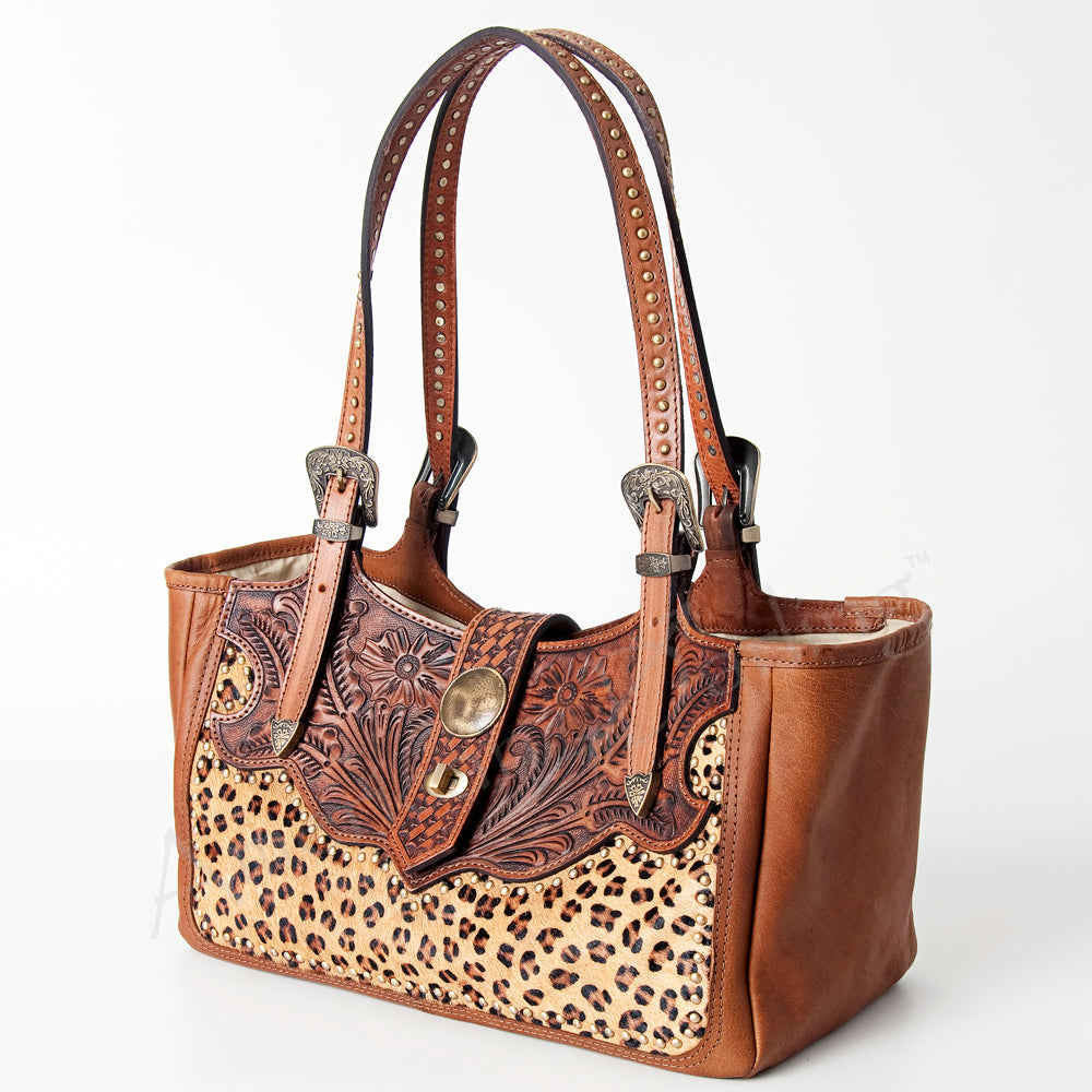 American Darling Tote Hand Tooled Genuine Leather Western Women Bag Handbag Purse | Travel Bags College Casual