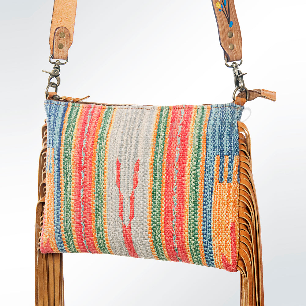 American Darling Cross Body Saddle Blanket Genuine Leather Western Women Bag Handbag Purse | Crossbody for Cute