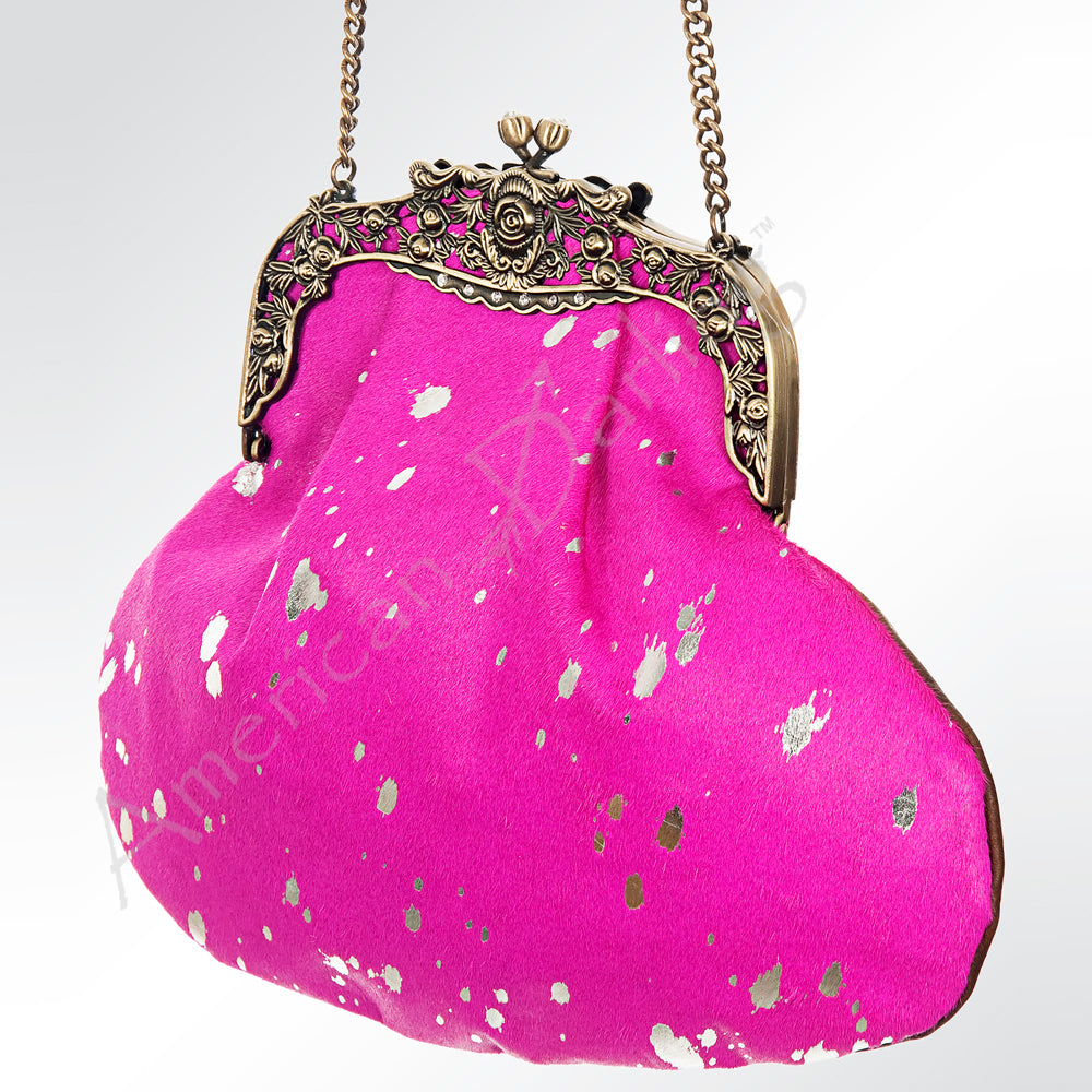 American Darling Coin Purse Bag Hair on Genuine Leather Western Women Handbag | for Cute Travel Bags