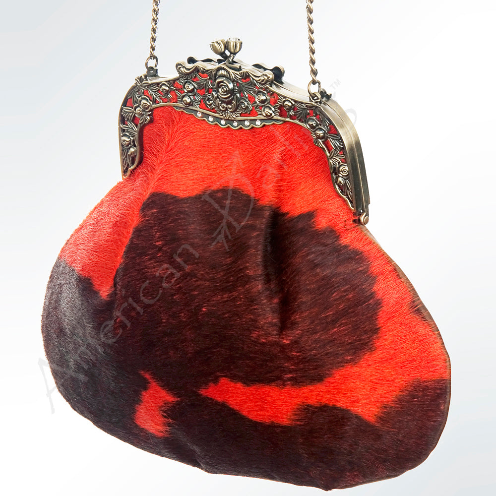 American Darling Coin Purse Bag Hair on Genuine Leather Western Women Handbag | for Cute Travel Bags