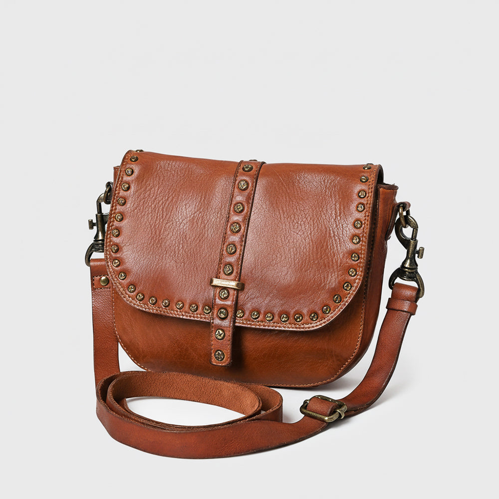 Spaghetti Western Swc155Cg Envelope Vintage Handmade Drum Dyed Genuine European Cowhide Leather Women Bag Western Handbag Purse