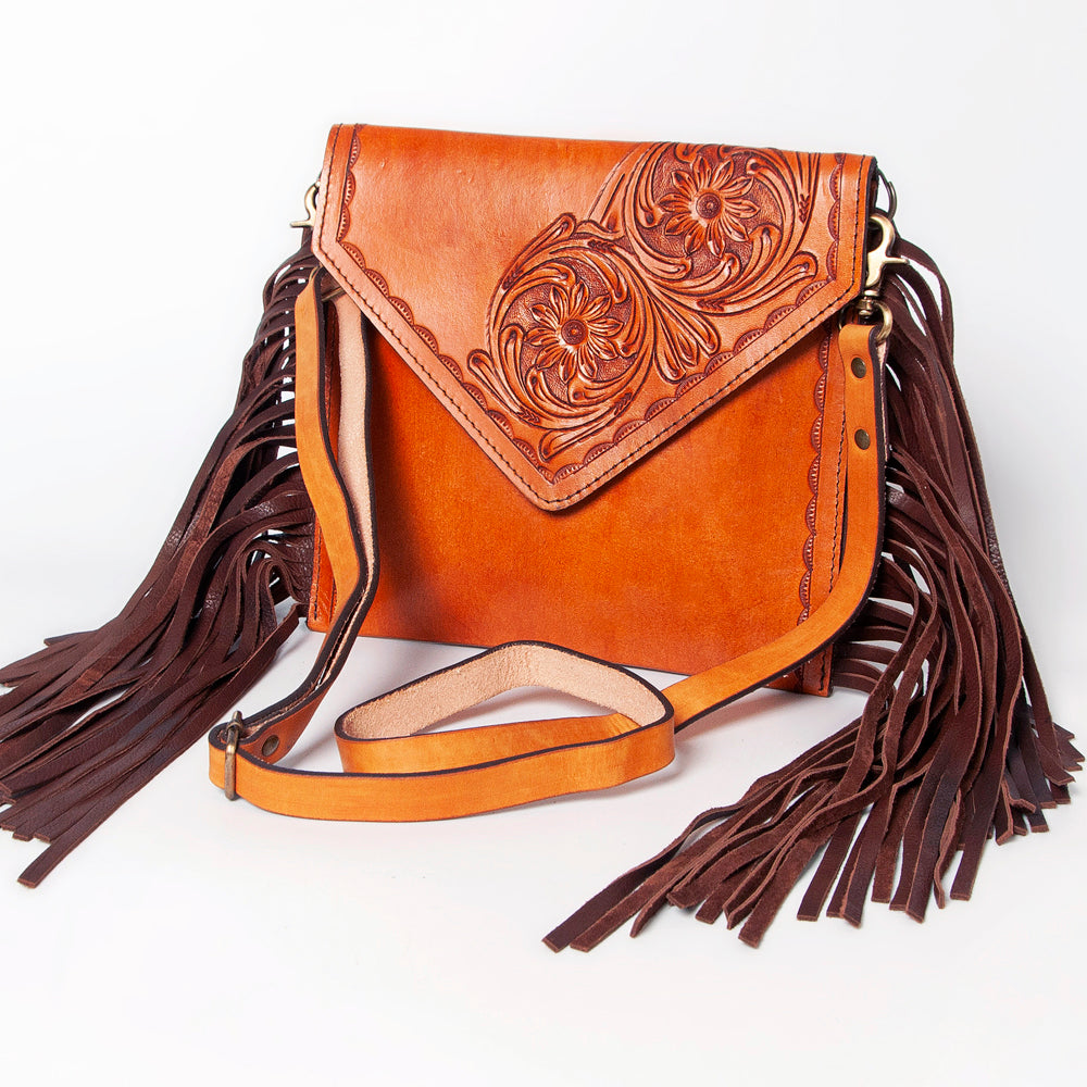 American Darling Envelope Hand Tooled Genuine Leather Women Bag Western Handbag Purse