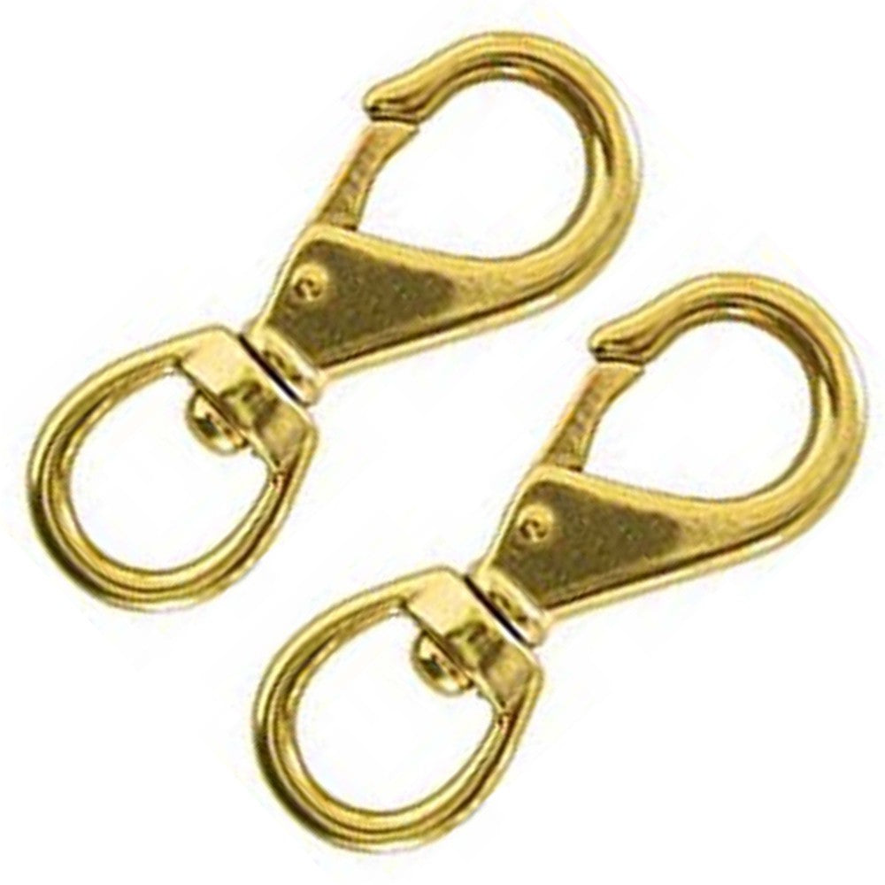 Hilason 3/4" X 3-3/4" Spring Snap No 2 Solid Brass