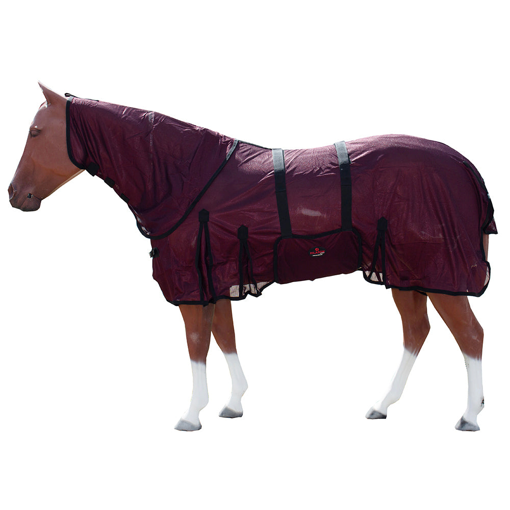 HILASON Horse Fly Sheet - Summer Spring UV Protection Mesh Bug Mosquito FlySheet for Horses | Fly-Sheet