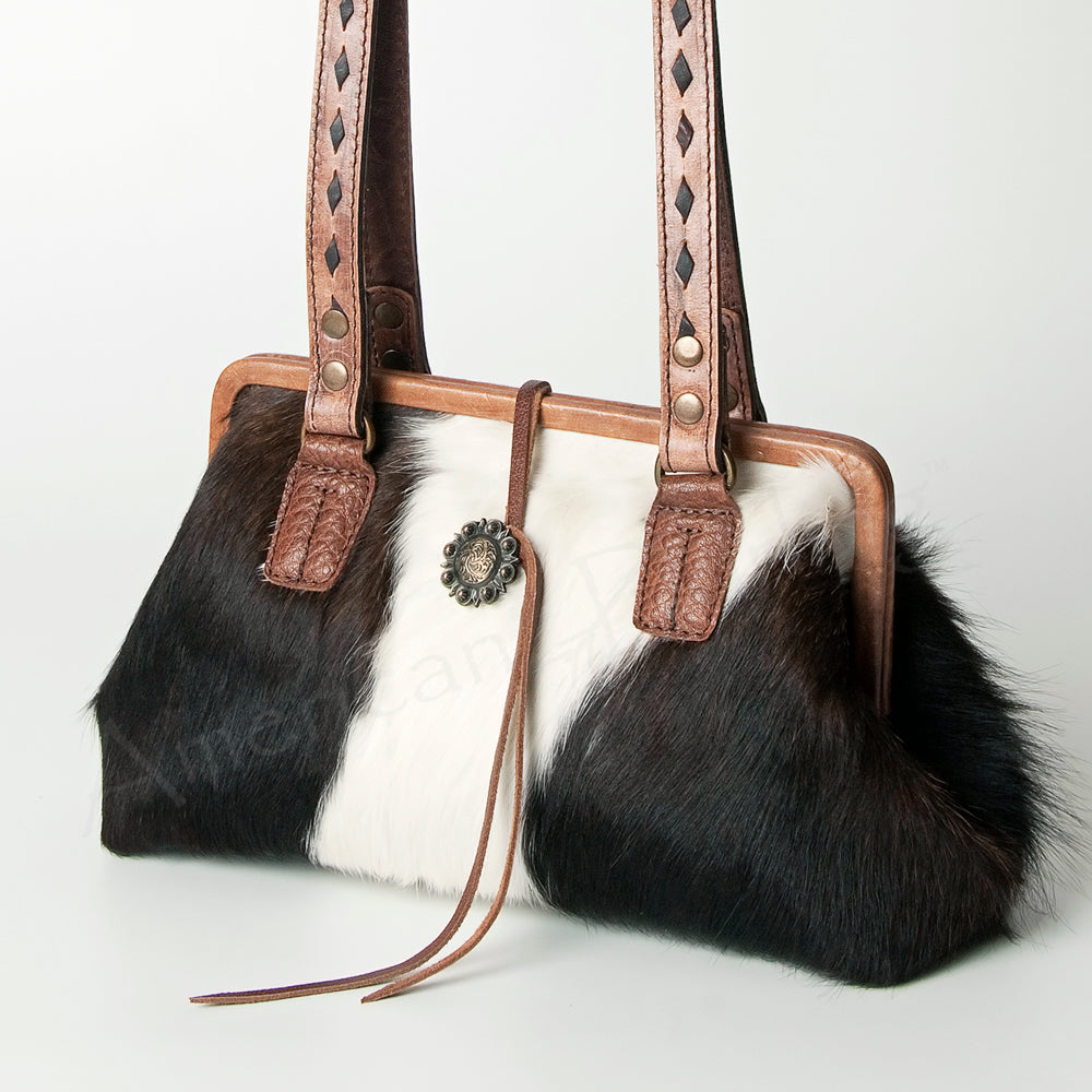 American Darling Clutch Hair on Genuine Leather Western Women Bag Handbag Purse |