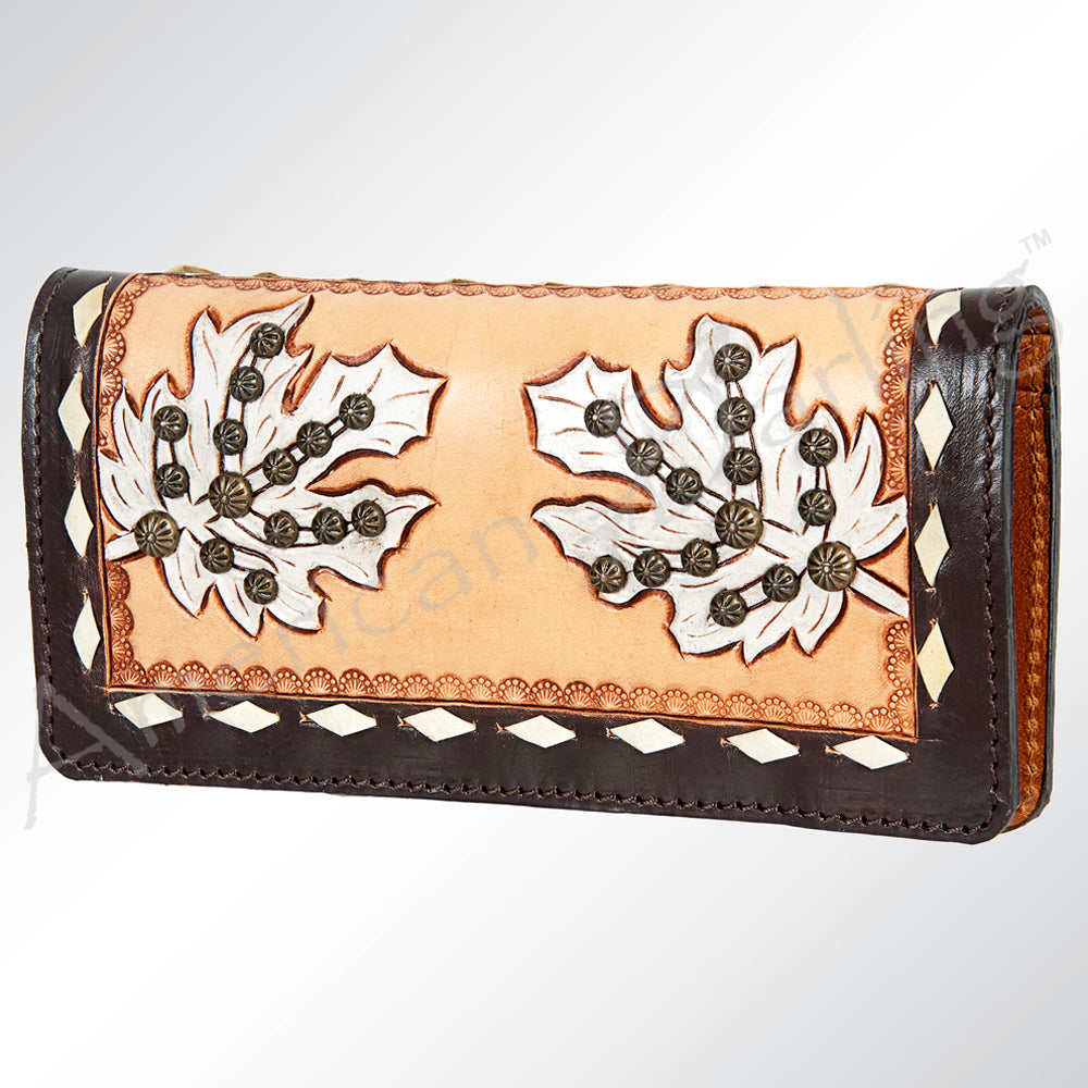 American Darling Wallet Hand Tooled Genuine Leather Western Women Bag | Handbag Purse Wristlet
