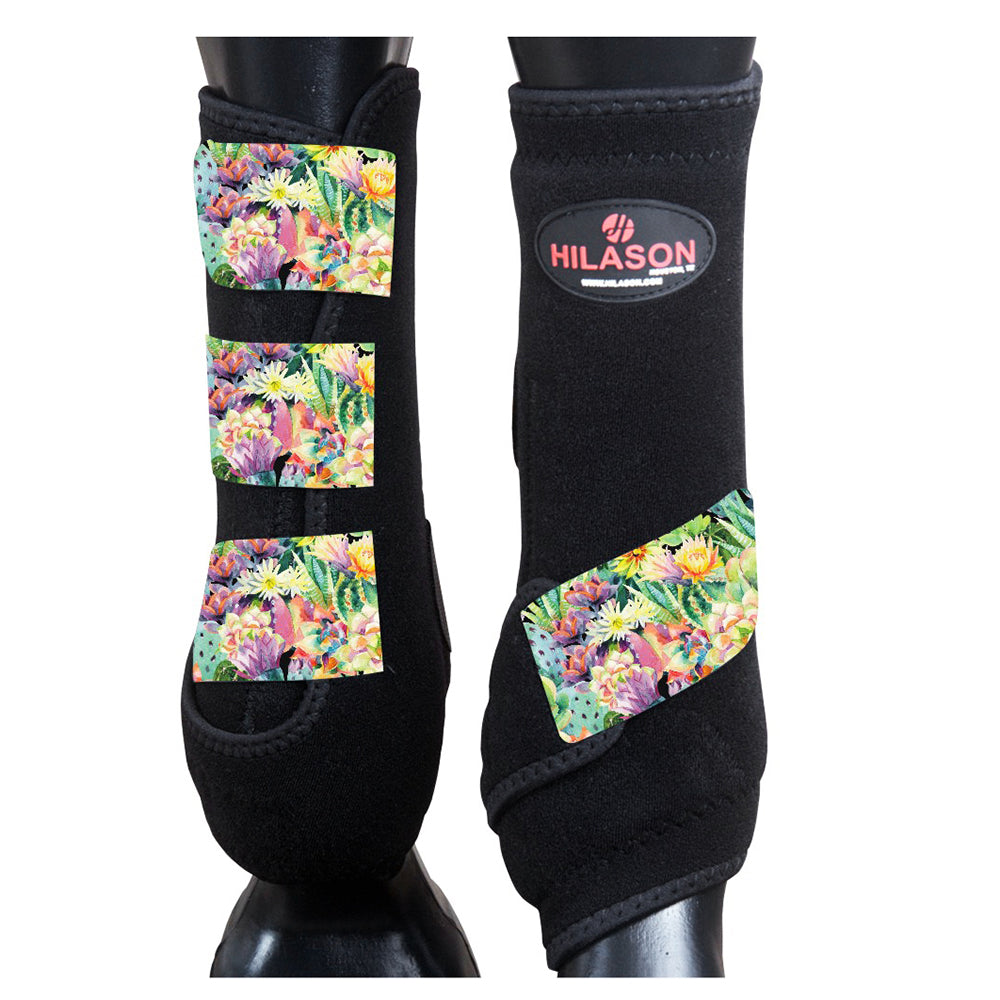 HILASON L M S Horse Front Leg Sport Boots | Jumping Printed